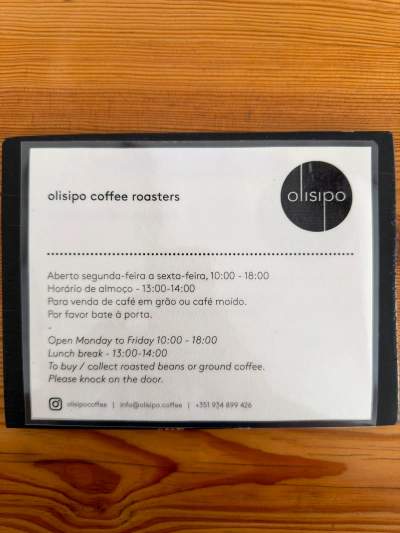 Olisipo Coffee Roasters