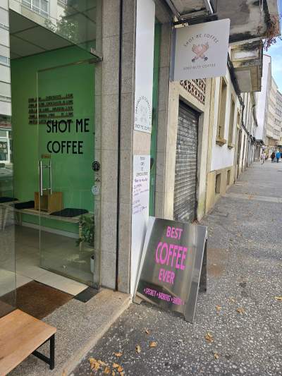 Shot me coffee